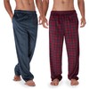 DOCKERS Fleece Pajama Pants for Men, 2 Pack Lounge Sleepwear