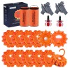 DK 12 Pack of LED Road Flares Waterproof Road Emergency