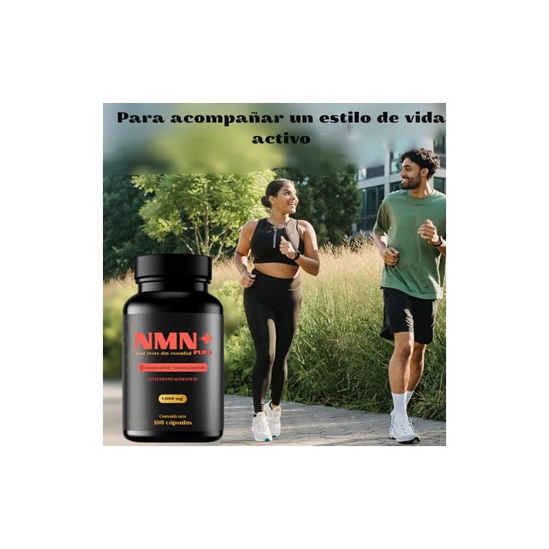 AKAM NMN 1000mg + Nicotinamide |Suplemento Vegano y Sin Gluten