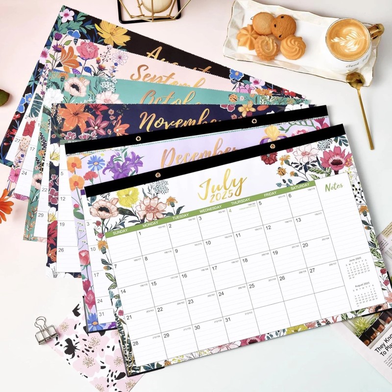 Youthamazing Desk Calendar 2025-2026 – Jul 2025 – Dec 17''