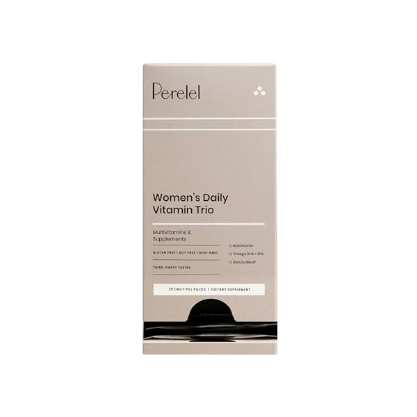 Perelel Perelel Women's Daily Vitamin Trio - Women's Vitamins and