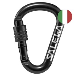 SALEWA Unisex - Adult HMS SCREW G2 Carabiner, Black, Normal