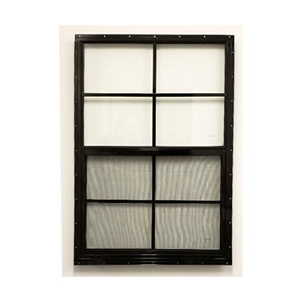 Shed Windows and More 14 x 21 Black Window Tempered
