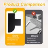 Lyreh Hairdressing Improvement Card, Reusable Hairline Shaping Tool with Measuring