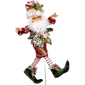 Mark Roberts Christmas 2023 North Pole Candy Cane Elf, Small - 14 Inches