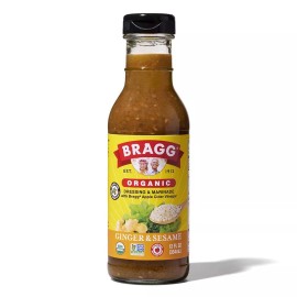 Bragg Organic Ginger Sesame Vinaigrette Dressing 12 Fl Oz Gluten Free Non GMO