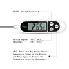 Digital Kitchen Thermometer, Nasharia Household Thermometer, Cooking Thermometer with Long