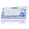 AULA F75 75% Wireless Mechanical Keyboard,Gasket Hot Swappable Custom Keyboard,Pre-lubed