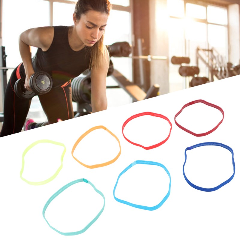 14PCS Workout Headband Polyester Cotton Non Slip Breathable Head Sweat