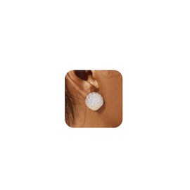 Seashell Pearl Earrings for Women Starfish Dangle Ocean Lightweight Bridal Wedding Beach Vacation Daily Trendy Fashion Jewelry