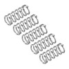 sourcing map Compression Spring, 5Pcs 304 Stainless Steel, 12mm OD,