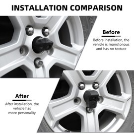 RAZPOY for JL Back Up Camera Cover Compatible with Jeep Wrangler JL 2018-2023