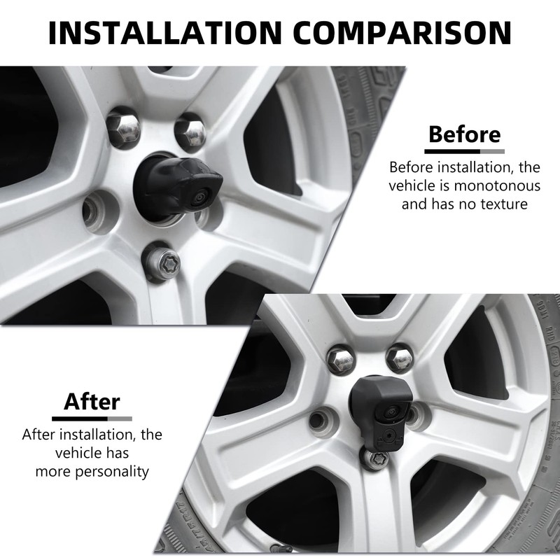 RAZPOY for JL Back Up Camera Cover Compatible with Jeep