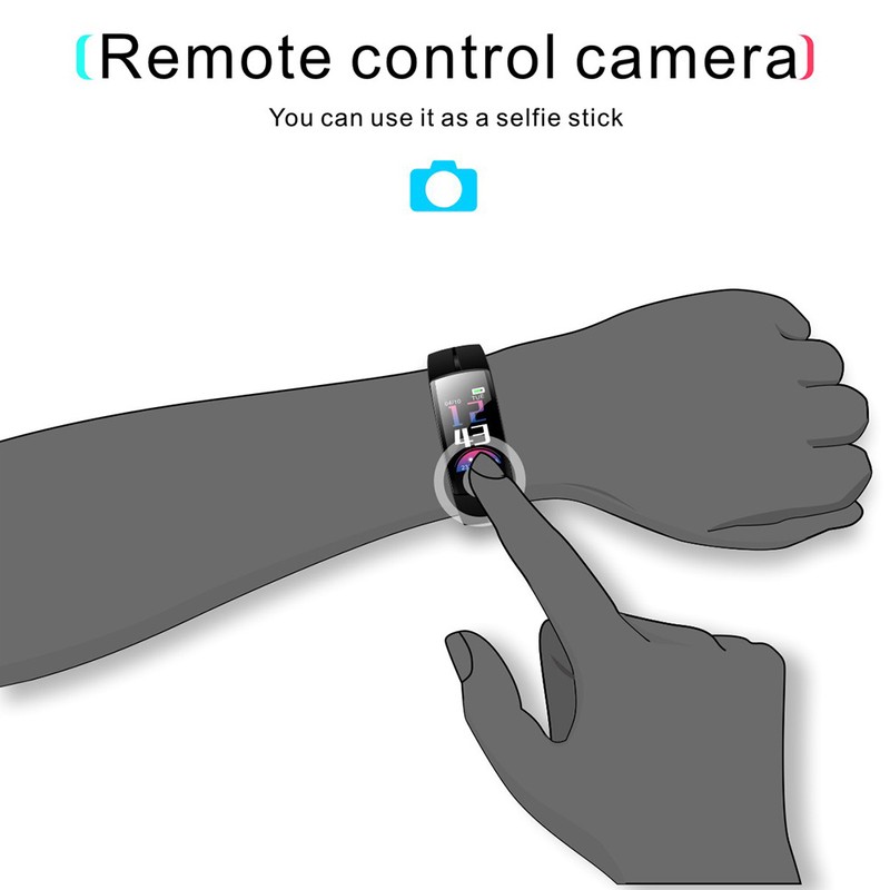HD Screen Waterproof Smart Bracelet Weather Forecast Sports Reminder Sleep
