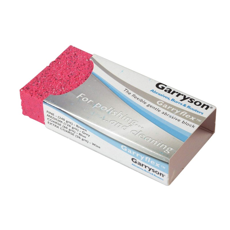 Garryson GB240 Garryflex Abrasive Block - Fine 240grit, Brown