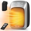 GiveBest Plug in Wall Space Heater With Remote, 800W Small