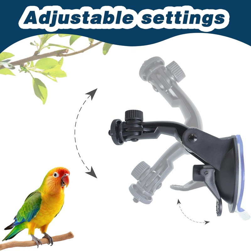 Bird Perch Stand 2 PCS, Parrot Perch Stand with Strong