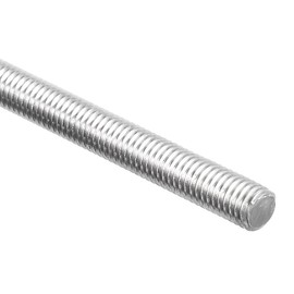 sourcingmap M5 x 250mm Fully Threaded Rod, 304 Stainless Steel, Right Hand Threads