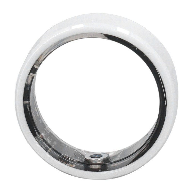 Smart Ring White IP68 Waterproof BT Pedometer Sleep Monitoring Rechargeable