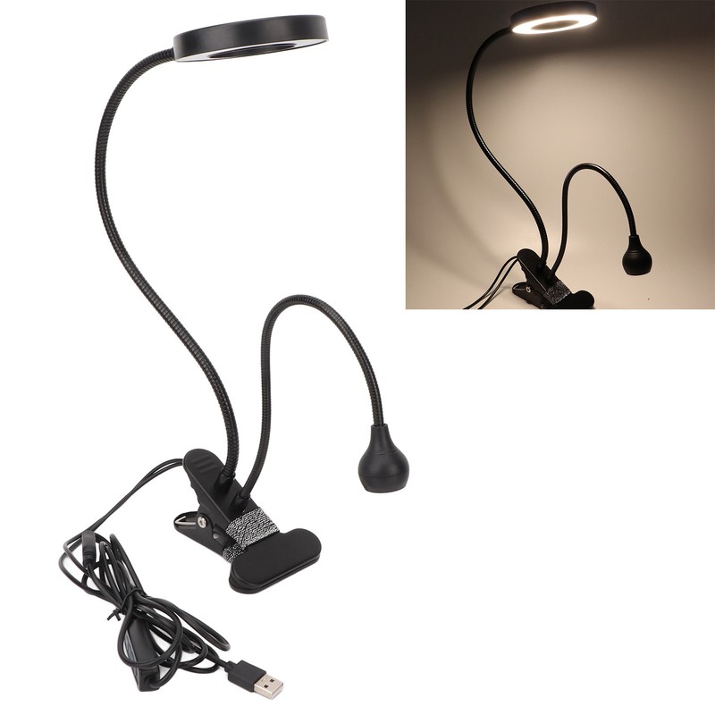 2 in 1 Gooseneck Curing Lamp USB Interface Adjustable Bendable