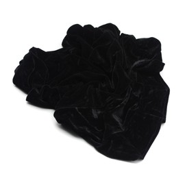 Naroote Piano Bench Cover, Velvet Piano Stool Cover with Lace Decoration, Bench Cover for Piano Stool (Black)