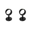 NELXULAS Stainless Steel Heavy Duty Closet Rod,Curtain Rod End Supports