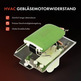 Frankberg 1 x 4-Pin Fan Regulator Compatible with Golf II 19E 1G1 1.0L-1.8L 1983-1992 P.a.s.s.a.t 35I 3A2 1.6L-2.8L 1988-1996 80 8C2 1.6L-2.8L 1991-1999 4 Replace# 191959263