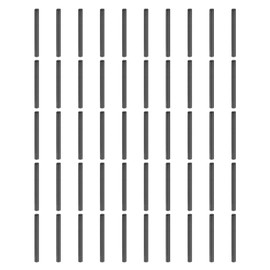 uxcell 50Pcs 2mm x 22mm Dowel Pins, 304 Stainless Steel Cylindrical Shelf Support Pegs Chamfered End Pin Rod Fasten Elements Metal Shelf Pegs, Black