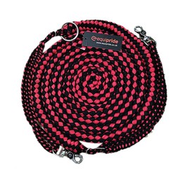 Equipride Lunging Aid Made on Soft Cotton Colour in Full Cob and Pony Size (Cob, Red/Black)