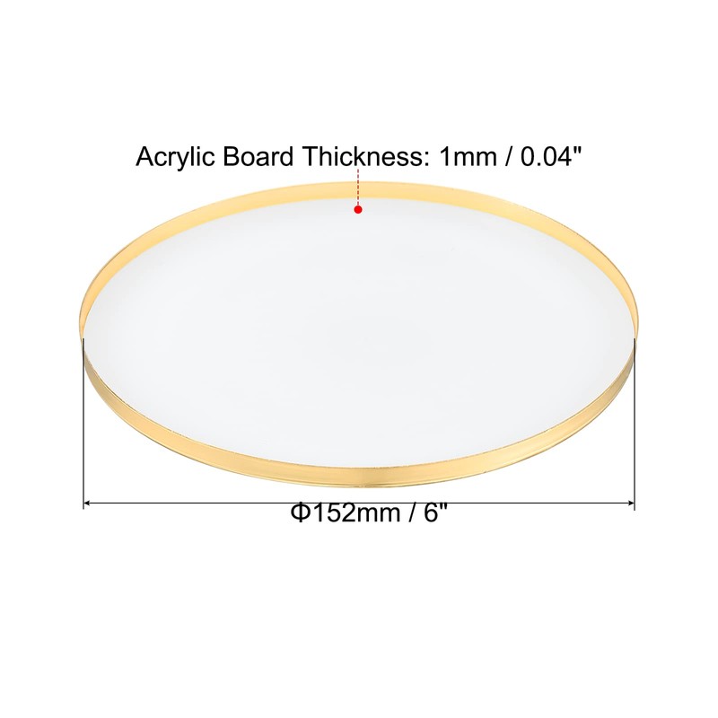 PATIKIL 6 Inch Inner Dia. Lampshade Diffuser, 2 Pieces Dustproof