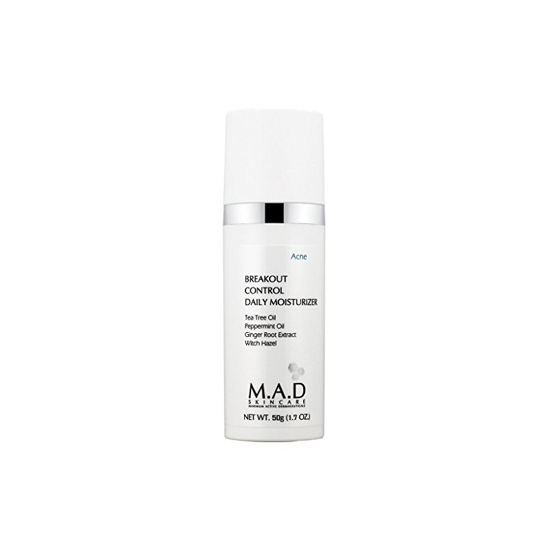 M.A.D Skincare M.A.D. SkinCare. Breakout Control Daily Moisturizer, humectante de