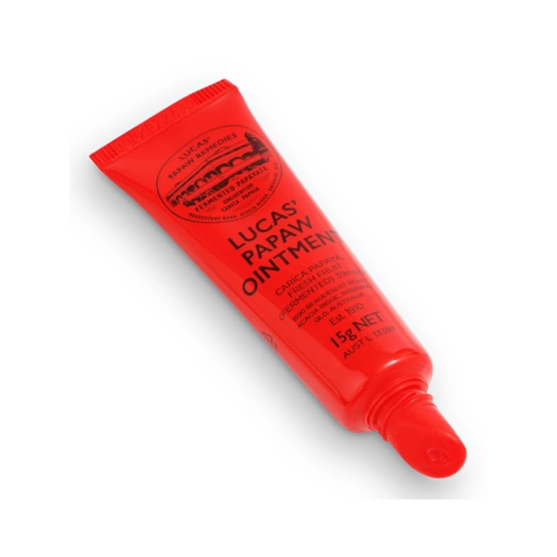 Lucas Papaw Ointment – 15g Tube with Lip Applicator –