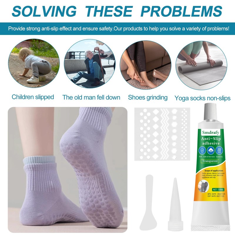 Smdrafy Sock Stop, Liquid Sock Stop, Stopper for Socks, Sock