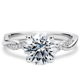 Molioaki 4.16 Carat (ctw) moissanite engagement rings for women Platinum Plated Silver ring moissanite rings-11-