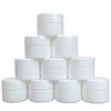 Lip Balm Containers - 0.25 Ounce White Plastic Lip Balm