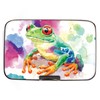 Monarque RFID Secure Armored Wallet (Red Eyed Tree Frog)