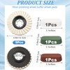 8 Pcs Wool Polishing Wheel Disc and Polishing Compounds Set,