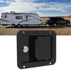 Trailer Paddle Door Lock, Toolbox Handle Rustproof Heavy Duty Wide