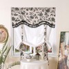 Artbloss Door Curtain White Jacquard Sheer Window Curtains Summer Privacy