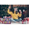 Fruidles Christmas Candy Canes Suckers, Multicolored Rainbow Fruity Flavor, Individually