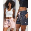 U.S Polo Assn. Womens Sweat Shorts with Pockets - Pink
