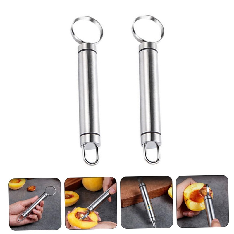2pcs Corer Kitchen Tools Peach Core Removing Tools Kitchen Utensil