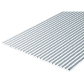 Evergreen 70EG4529 Scale Model Plastic Sheet, Metal Siding, Thickness: 0.04 inch (1 mm), Groove Spacing: 0.1 inch (2.5 mm), Rib Width: 0.03 inch (0.83 mm), 1 Piece Model Material