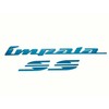 2Pcs 94-96 Impala Ss Rear Quarter Panel Emblem 3D Letter