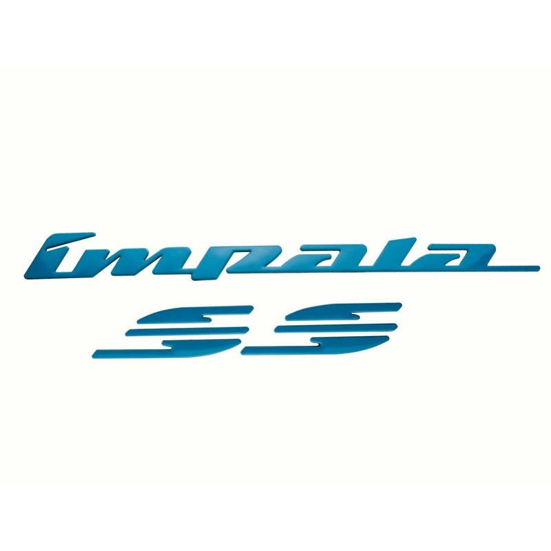 2Pcs 94-96 Impala Ss Rear Quarter Panel Emblem 3D Letter