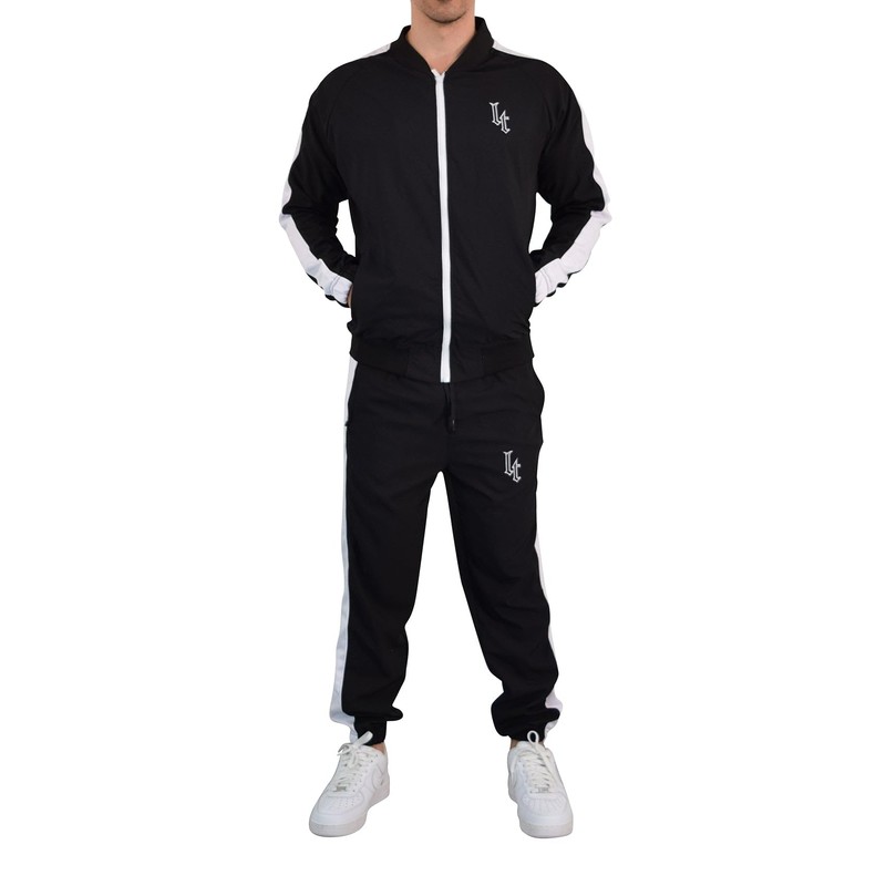 JOHN LEOPARD - Leopard Training Featherweight Tracksuit Deep Black Talla