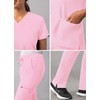 Adar Uniforms Addition Go-Basic Scrub Set For Women - Slim