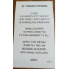 St. Vincent Ferrer prayer cards (pack of 4)