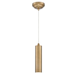 Westinghouse Lighting 6111100 Rayman Contemporary One-Light Dimmable LED Indoor Mini Pendant Light Brushed Brass Finish