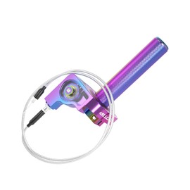 Throttle Grip Motorcycle 22mm CNC Aluminum Quick Twister with Throttle Cable CRF50 70 110 IRBIS 125 250 Dirt Bike Motorcycle Accessorie (Multicolored)